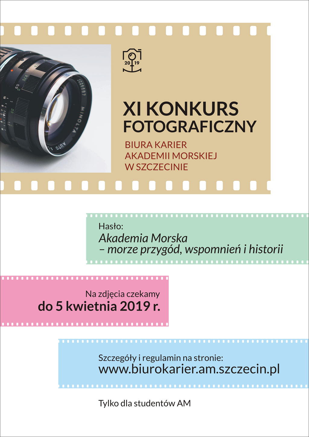 Konkurs fotograficzny "Akademia Morska – morze przygód, wspomnień i historii"