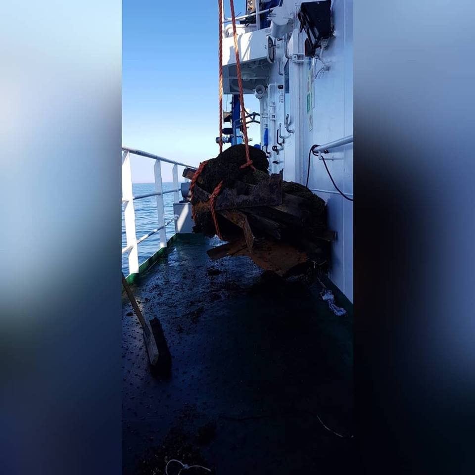 'Ghost nets" onboard the Nawigator XXI