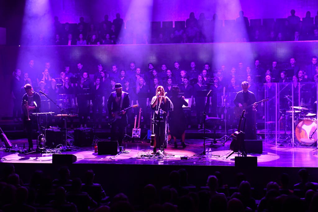 The Choir of the Maritime University of Szczecin at the concert