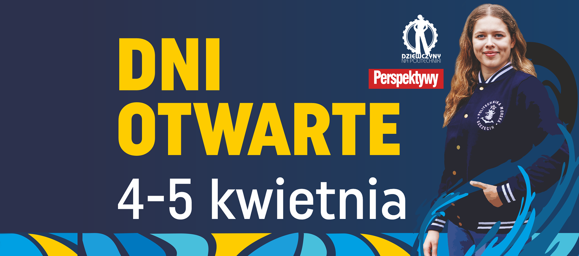 Dni otwarte 2024 - baner ze studentką