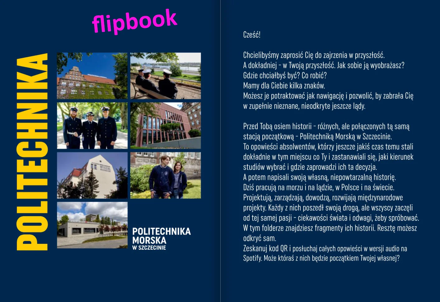 historie absolwentów PM - broszura flipbook