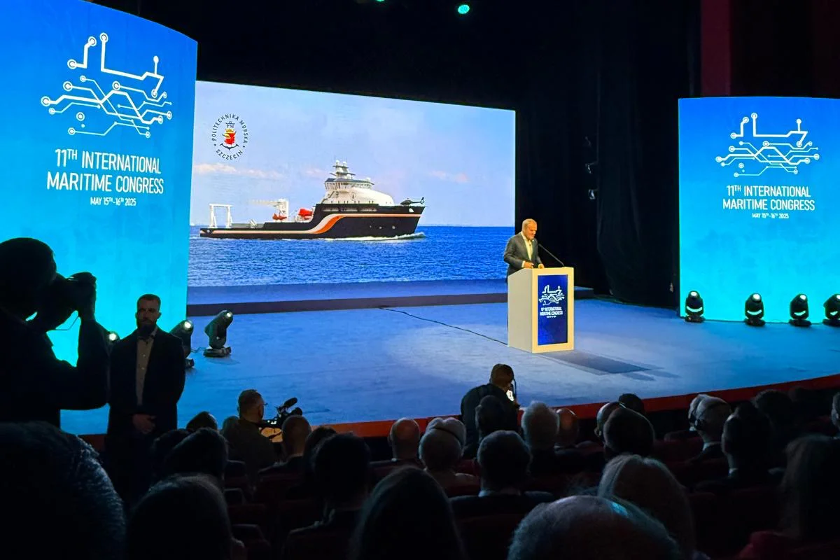 Premier Donald Tusk przemawia na Kongresie Morskim w Szczecinie