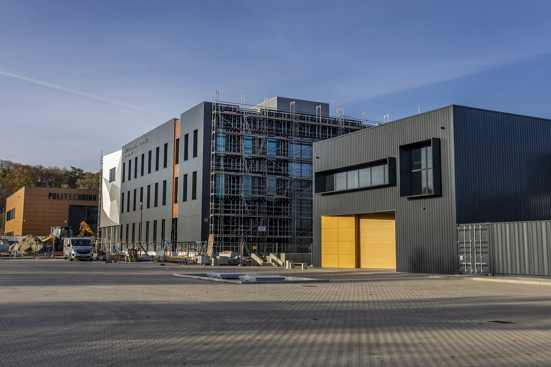 Budynki POSRM w budowie (jesień 2025)
