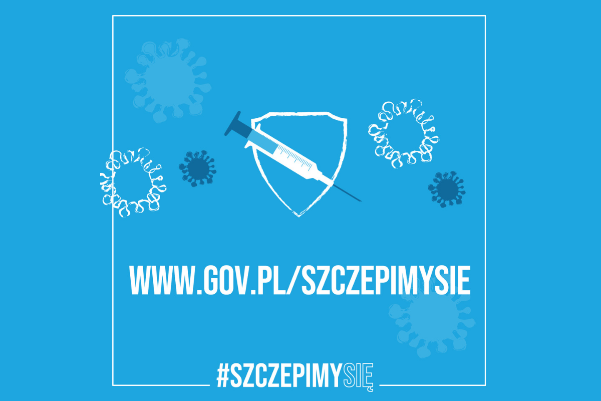 Szczepimy się - pandemia się nie skończyła - plakat