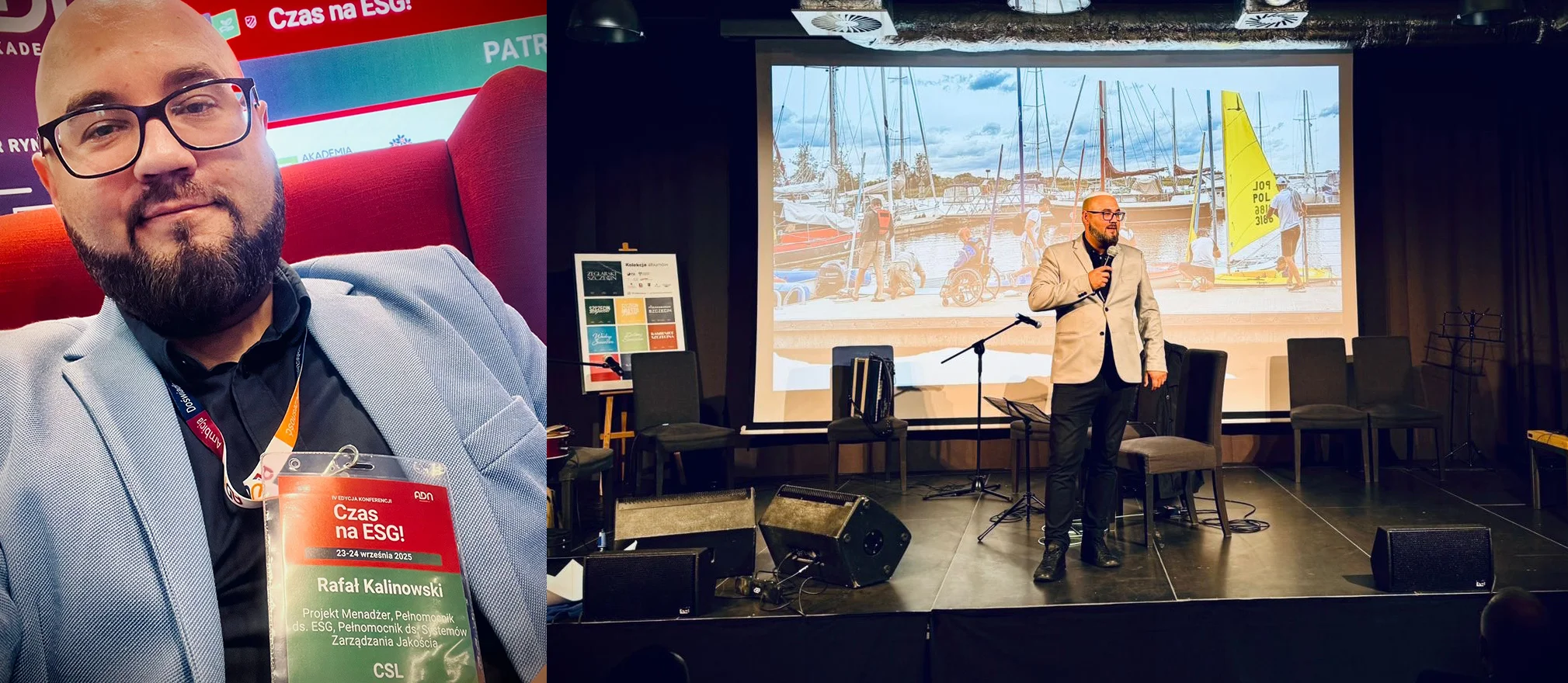 Rafał Kalinowski na konferencji