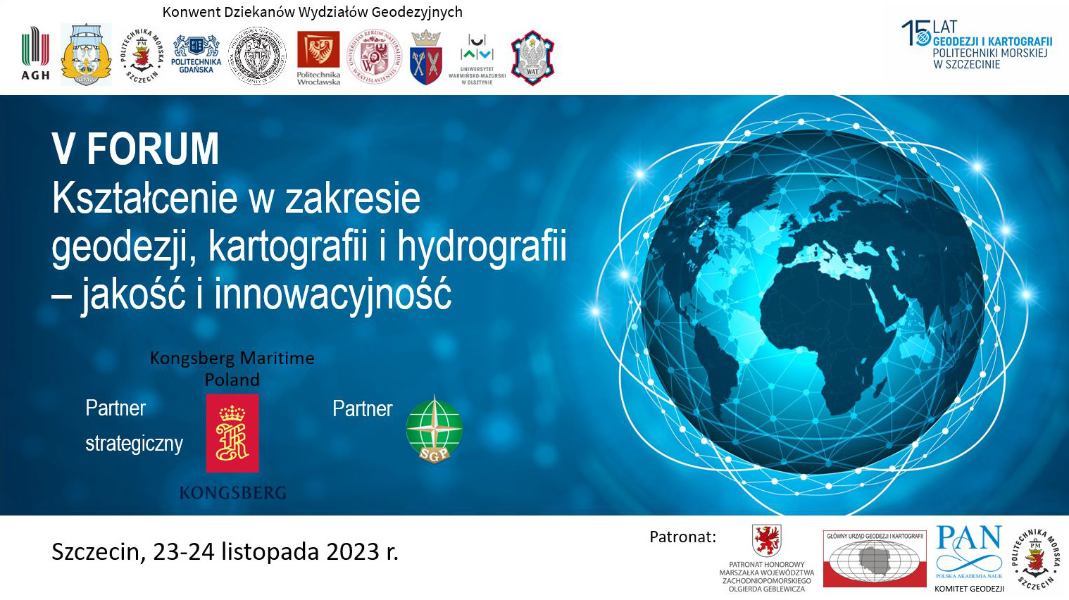 V Forum Dziekanów Wydziałów Geodezyjnych na PM 2023 - grafika
