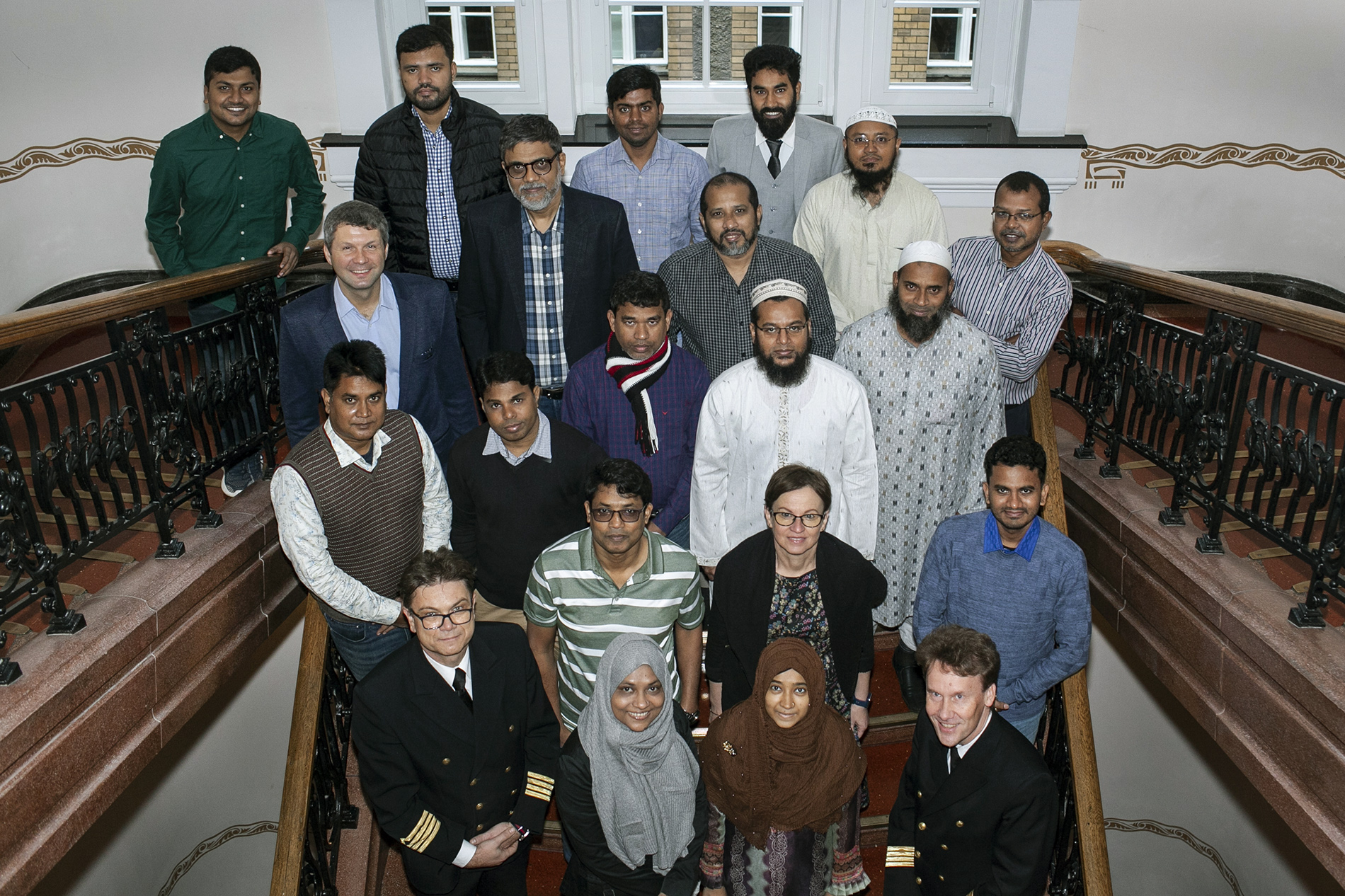 Delegacja z Bangladeszu podczas wizyty na Politechnice Morskiej