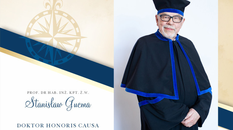 Doktor honoris causa Politechniki Morskiej w Szczecinie prof. Stanisław Gucma - portret