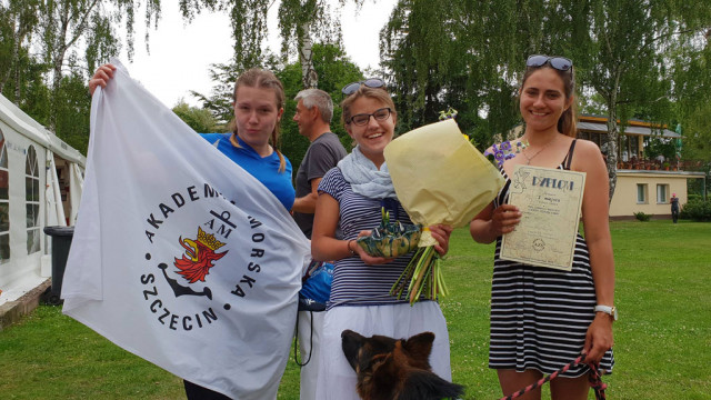 Studenci AMS podczas Mistrzostw Polski w żeglarstwie