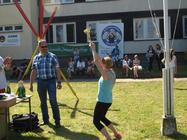 Wręczanie nagród w zawodach Szalupiada 2014