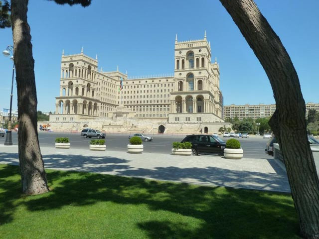 Stolica Azerbejdżanu - Baku - widok miasta