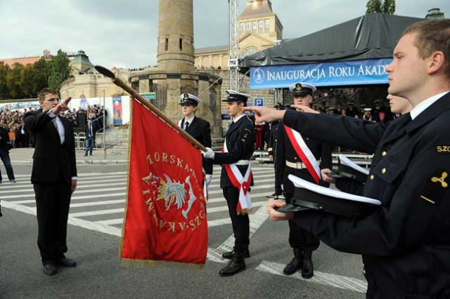 Poczet sztandarowy, Uroczysta Inauguracja Roku Akademickiego 2012/2013 w Akademii Morskiej w Szczecinie