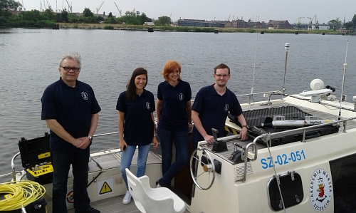 Fig. 3. The Hydrograf XXI crew