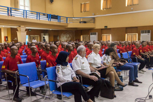 Polish celegation from MUS at the Sekolah Tinggi Ilmu Pelayaran campus