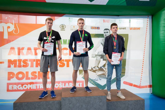  MUS athletes at the Polish Academic Championships in Dry Rowing