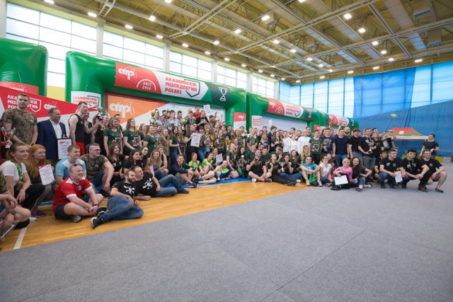 Athletes at the Polish Academic Championships in Dry Rowing