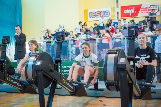  Athletes at the Polish Academic Championships in Dry Rowing