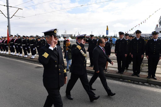 Władze AMS podczas inauguracji roku akademickiego AMS na Wałach Chrobrego 