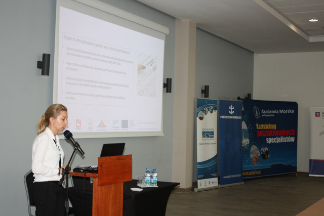 Participants giving speech during the Sea Ports Conference 2018