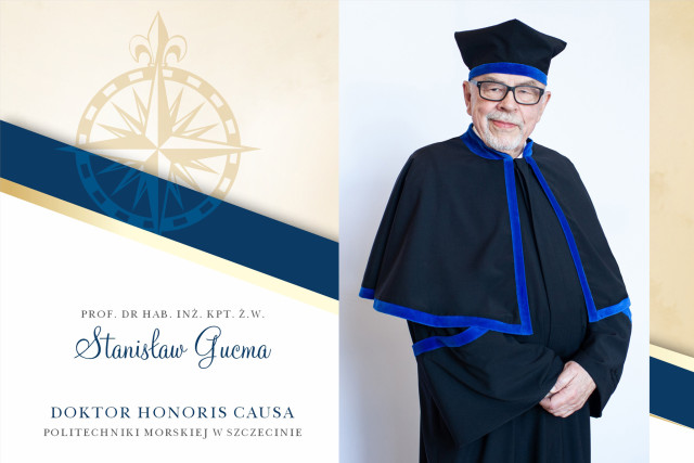 Doktor honoris causa Politechniki Morskiej w Szczecinie prof. Stanisław Gucma - portret