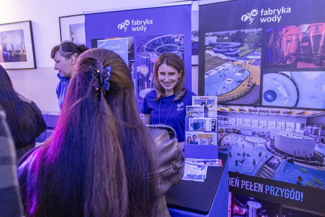 Stanowisko Fabryki Wody podczas obchodów Międzynarodowego Dnia Studentów ma PM