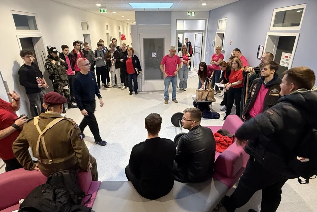 Pracownicy PM podczas obchodów Międzynarodowego Dnia Studentów ma PM