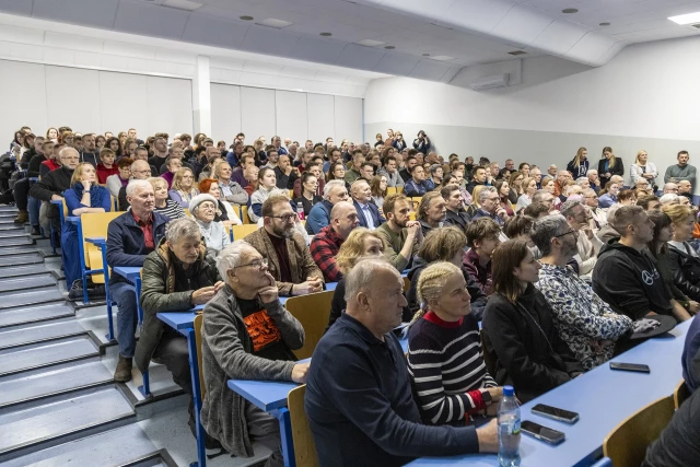 Zbigniew Szozda podczas wykładu