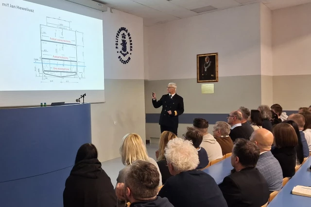 Zbigniew Szozda podczas wykładu