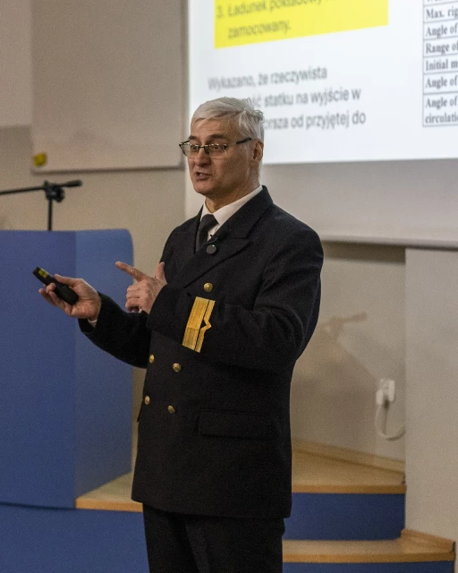Zbigniew Szozda podczas wykładu