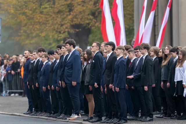 Studenci niemundurowi Politechniki Morskiej