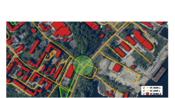 Detekcja i segmentacja klasy budynki (BUBD) bazy BDOT10K