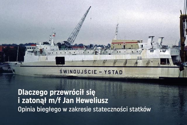 m/f Jan Heweliusz w porcie w Ystad