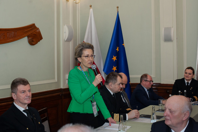 JM Rektor Politechniki Koszalińskiej Danuta Zawadzka przemawia do uczestników konferencji