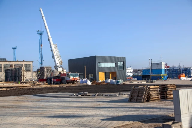 Plac budowy POSRM - stan  na luty 2025