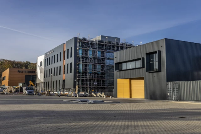 Budynki POSRM w budowie (jesień 2025)