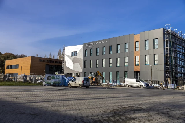 Budynki POSRM w budowie (jesień 2025)