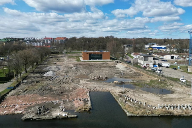 Teren POSRM przez rozpoczęciem budowy