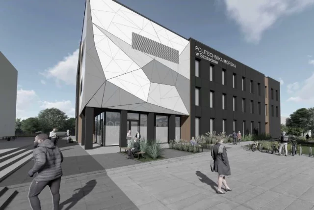 Wizualizacja budynku głównego POSRM