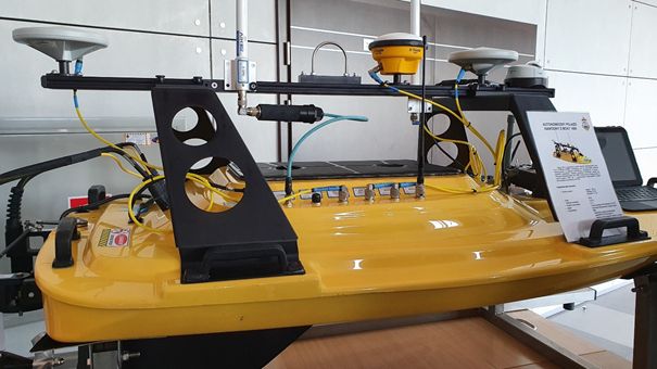 Dron hydrograficzny ASV Z-Boat użytkowany przez BHMW