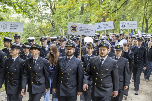 Studenci PM podczas Spacerku na Uniwerek