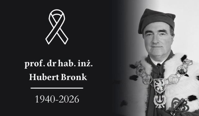 prof. dr hab. inż. Hubert Bronk - materiał Uniwersytetu Szczecińskiego