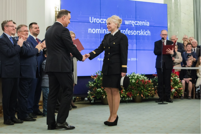 Wręczenie nominacji profesorskiej prof. dr hab. inż. Katarzynie Gawdzińskiej