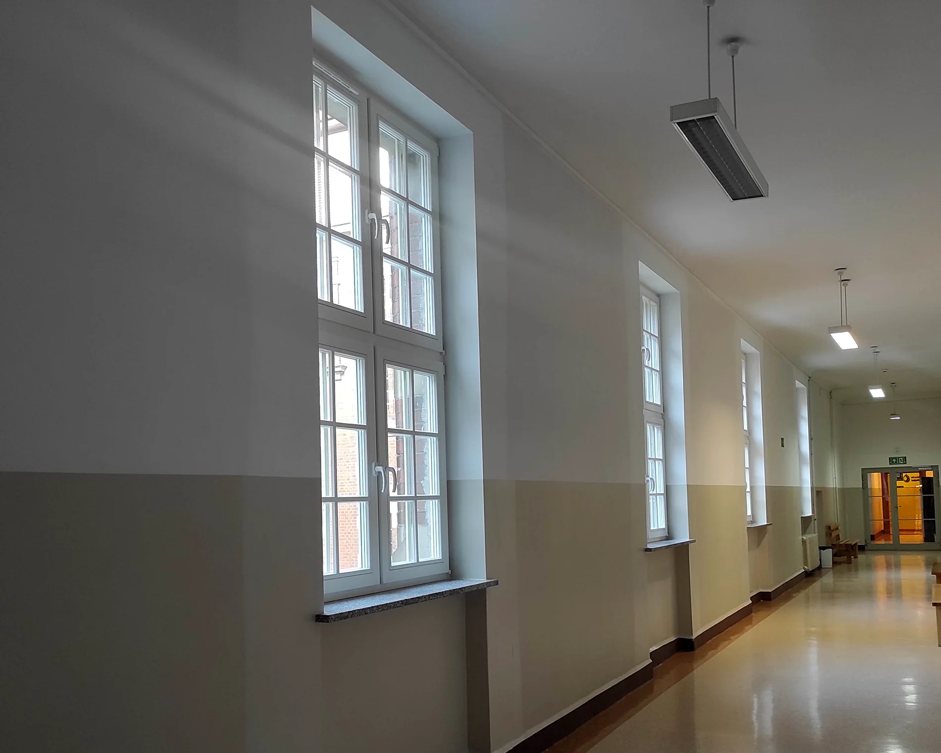 Okna wymienione w budynku PM w styczniu 2026 r.