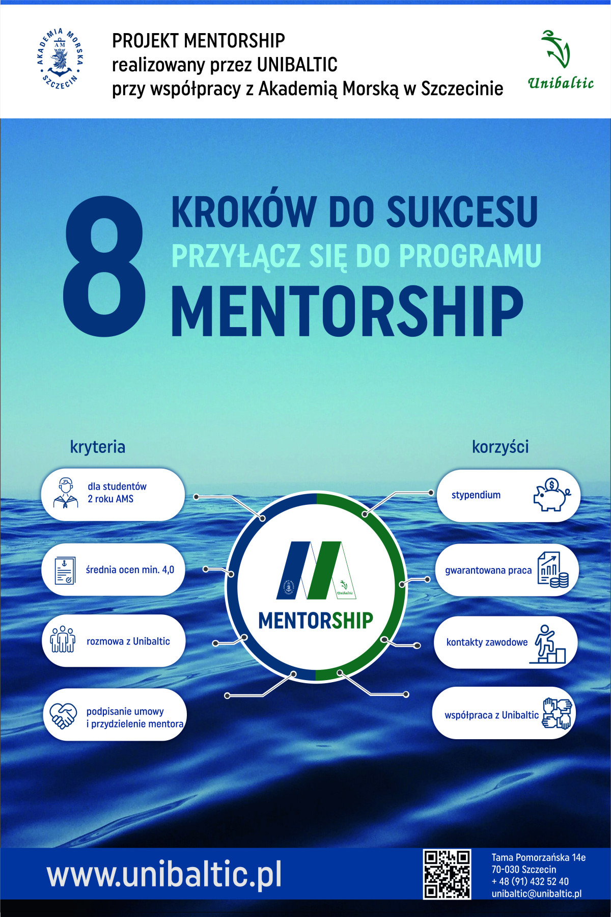 Unibaltic mentorship plakat