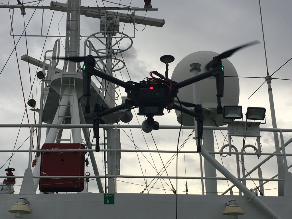  SARA project drone onboard the m/s Nawigator XXI