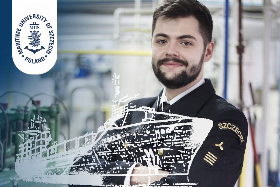 Mechanical Engineering male student at the Maritime University of Szczecin