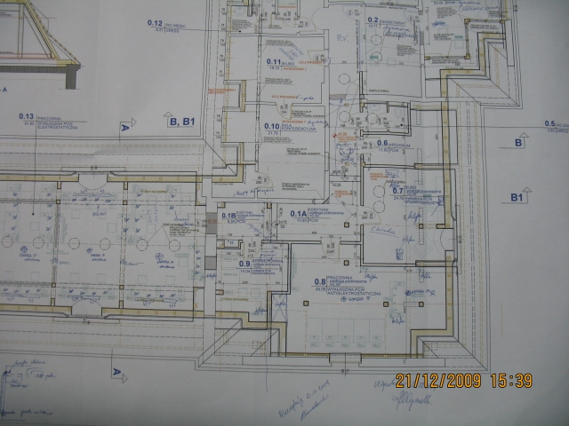 plany remontu sala w remoncie Centrum Technologii Przewozów LNG na PM