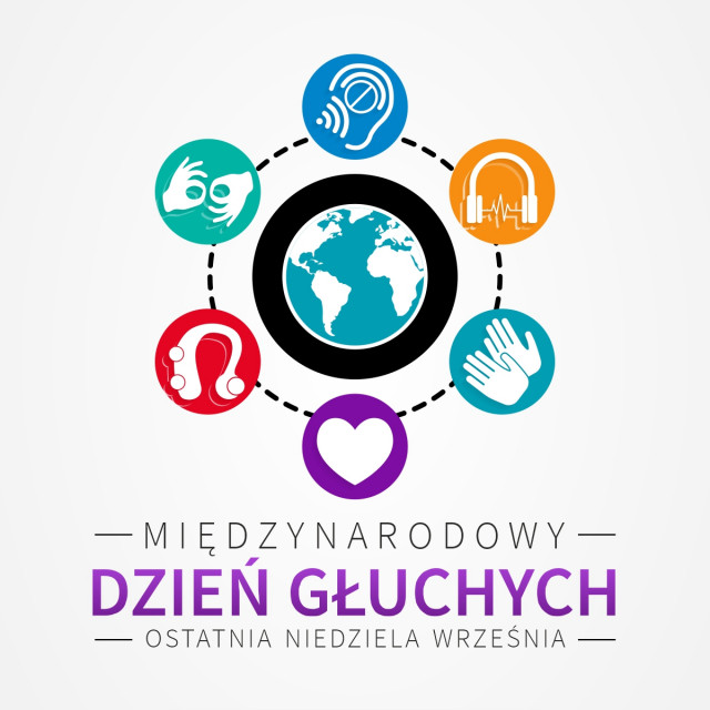 Międzynarodowy Dzień Głuchych - grafika