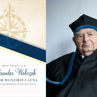 Prof. Aleksander Walczak - doktor honoris causa Akademii Morskiej w Szczecinie