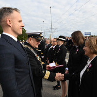 Wręczanie odznaczenia przez Sekretarza Stanu A. Marchewkę
